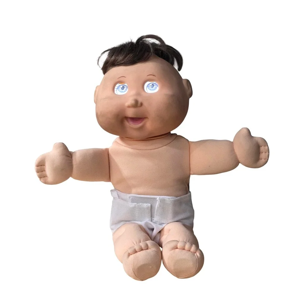 Cabbage Patch Kids Doll Brown Hair Pajamas 2016 WCT 68B Vintage Kids Toy.‎ Works